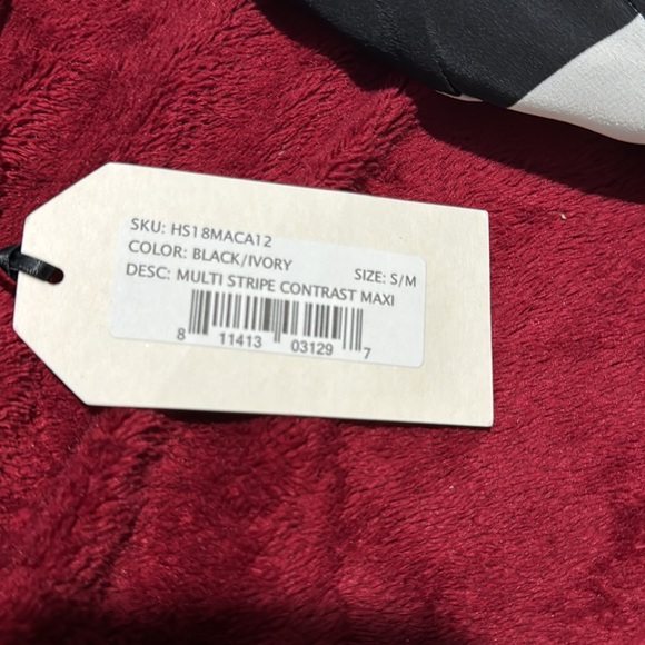 We are LEONE Multi Stripe Contrast Maxi - Picture 3 of 3